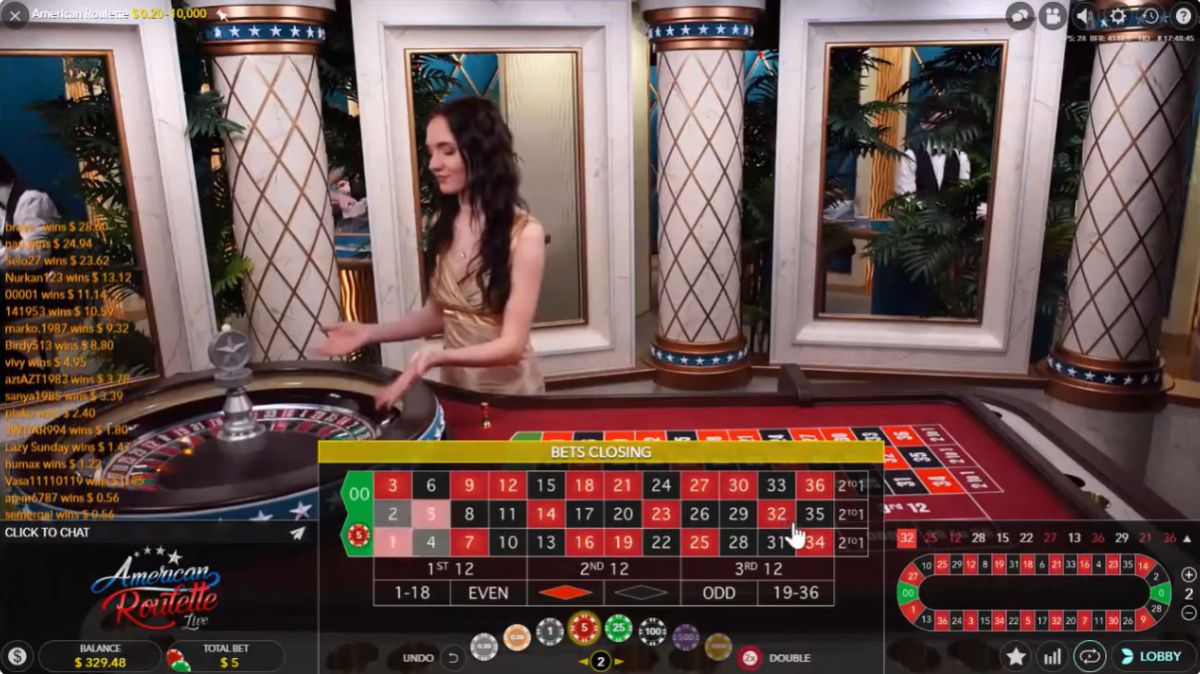 American Roulette - Gameplay 1 - Chelsea888cc