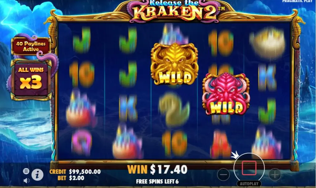 Release the Kraken 2 Slot - Wild Respin Mode - Chelsea888cc