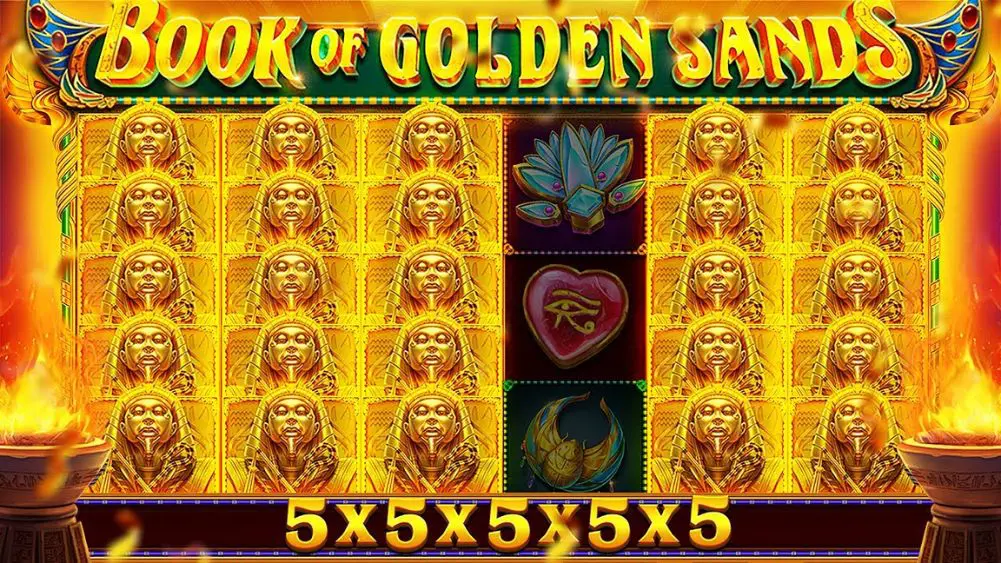 Book of Golden Sands Slot - Special Expanding Symbol - Chelsea888cc