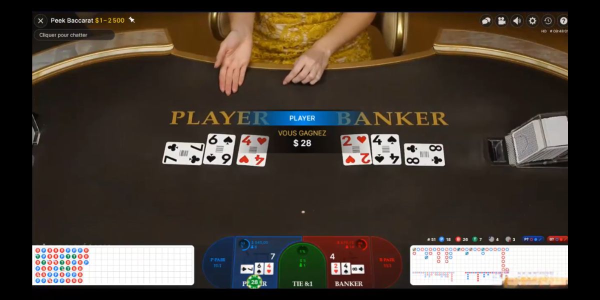 Peek Baccarat - Gameplay 3 - Chelsea888cc