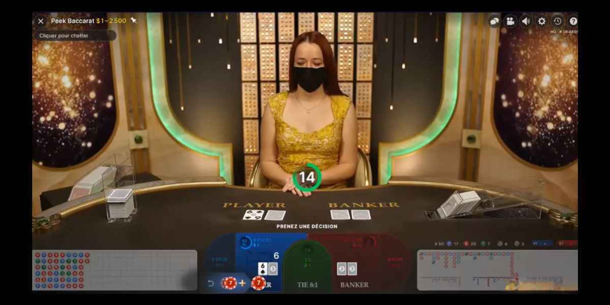 Peek Baccarat - Gameplay 2 - Chelsea888cc