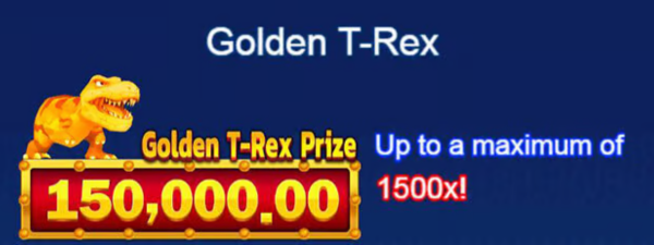 Dinosaur Tycoon Fishing - Golden T-Rex - Chelsea888cc