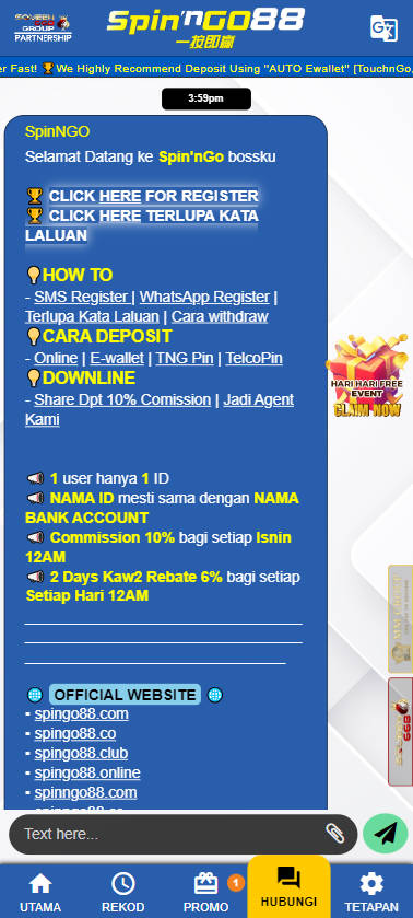 Spin'nGO - Livechat - chelsea888cc